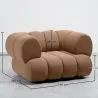 Velours-Polsterstuhl - Modernes Design - Kurven-Velours image 7