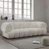 Bouclé Gepolsterte Couch - Moderner Stil - 2/3 Sitzplätze - Gebogener Teddy image 7