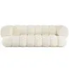Bouclé Gepolsterte Couch - Moderner Stil - 2/3 Sitzplätze - Gebogener Teddy image 7