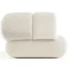 Bouclé Gepolsterte Couch - Moderner Stil - 2/3 Sitzplätze - Gebogener Teddy image 7