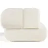 Sessel mit Bouclé-Stoffbezug - Moderner Stil - Gebogen Teddy image 7