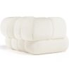 Sessel mit Bouclé-Stoffbezug - Moderner Stil - Gebogen Teddy image 7