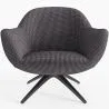 Polsterstuhl Kurvendesign Zeitgenössischer Stil - Mirrel image 7