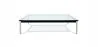 Quadratischer Couchtisch - Glas - 80 cm - Kart image 7