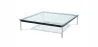 Quadratischer Couchtisch - Glas - 80 cm - Kart image 7