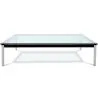 Quadratischer Couchtisch - Glas - 80 cm - Kart image 7