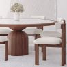 Runder Esstisch-Set mit 6 Holzstühlen - Minimalistisches Design - Ivette image 7