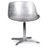 Loungesessel - Design Sessel - Leder & Metall - Cognac image 7