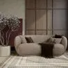 Gebogener Design-Sofa im zeitgenössischen Stil mit Chenille-Polsterung - Curvy image 7