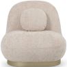 Gebogener Design-Sessel im zeitgenössischen Stil mit Chenille-Polsterung - Larry image 7
