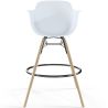 Barhocker - Skandinavisches Design - Holzbeine - 4er-Set - Nordika image 7