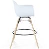 Barhocker - Skandinavisches Design - Holzbeine - 4er-Set - Nordika image 7