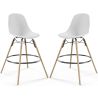 Barhocker - Skandinavisches Design - Holzbeine - 2er-Set - Skögur image 7