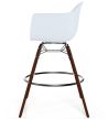 Barhocker - Skandinavisches Design - Dunkle Holzbeine - 4er-Set - Nordika image 7
