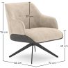 Moderner Polstersessel im Mid-Century-Stil - Clark image 7