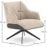 Moderner Polstersessel im Mid-Century-Stil - Clark image 7
