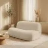Modernes Minimalistisches Sofa mit Geschwungenem Design und Samtbezug - Komfort und Zeitgenössischer Stil - Büba image 7