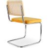 Esszimmerstuhl - gepolstert in Samt - Holz und Rattan - Nuova edizione - Martha image 7
