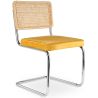 Esszimmerstuhl - gepolstert in Samt - Holz und Rattan - Nuova edizione - Martha image 7