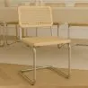 Esszimmerstuhl - Vintage-Design - Holz und Rattan - Neue Ausgabe - Bruna image 7