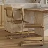 Esszimmerstuhl - Vintage-Design - Holz und Rattan - Neue Ausgabe - Bruna image 7