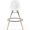 Barhocker aus Samt - Skandinavisches Design und Holzbeine - Skögur image 7