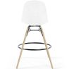Barhocker aus Samt - Skandinavisches Design und Holzbeine - Skögur image 7