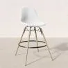 Barhocker aus Samt - Skandinavisches Design und Holzbeine - Skögur image 7