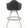 Barhocker aus Samt - Skandinavisches Design und Holzbeine - Nordika image 7