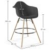 Barhocker aus Samt - Skandinavisches Design und Holzbeine - Nordika image 7