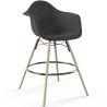 Barhocker aus Samt - Skandinavisches Design und Holzbeine - Nordika image 7