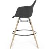 Barhocker aus Samt - Skandinavisches Design und Holzbeine - Nordika image 7