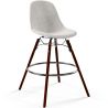 Barhocker aus Samt - Skandinavisches Design und Dunkle Holzbeine - Skögur image 7