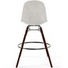 Barhocker aus Samt - Skandinavisches Design und Dunkle Holzbeine - Skögur image 7