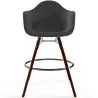 Barhocker aus Samt - Skandinavisches Design und Dunkle Holzbeine - Nordika image 7
