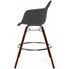 Barhocker aus Samt - Skandinavisches Design und Dunkle Holzbeine - Nordika image 7