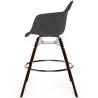 Barhocker aus Samt - Skandinavisches Design und Dunkle Holzbeine - Nordika image 7