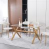 Rechteckiger Esstisch - Skandinavisches Design - 6 Personen - Tesfa image 7