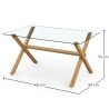 Rechteckiger Esstisch - Skandinavisches Design - 6 Personen - Tesfa image 7