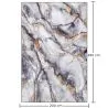 Großer Teppich im Modernen Design mit Marmor-Effekt – (290x200 cm) – Arezzo image 7