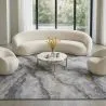 Großer Teppich im Modernen Design mit Marmor-Effekt – (290x200 cm) – Arezzo image 7