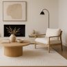 Großer Teppich im Zeitgenössischen Modernen Design - Beige (160x230 cm) - Rosella image 7