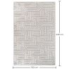 Großer Teppich im Zeitgenössischen Modernen Design - Beige (160x230 cm) - Rosella image 7