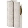 Wandleuchte mit Stoffschirm und gealterter goldfarbener Struktur - Treya image 7