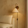 Vintage Goldene Wandleuchte mit Stecker und Schalter - Boly image 7