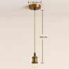 Pendelleuchten-Kabel in Antikgold mit verstellbarer Höhe - Berrey image 7