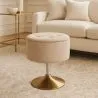 Hocker Mit Stauraum Gepolstert In Chenille - Tony image 7
