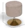 Hocker Mit Stauraum Gepolstert In Chenille - Tony image 7