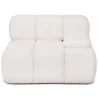Modulares Ecksofa Links - Bezogen Mit Weißem Bouclé-Stoff - Bianca image 7