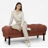 Chesterfield Stil Bank gepolstert in Samt mit Eisenbeinen - Hamptons image 7